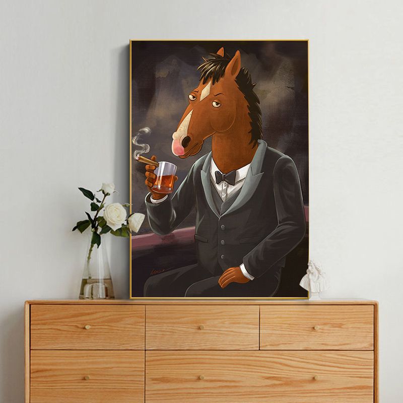 Bojack Print Anime Classic Vintage Posters Vintage Room Home Bar Cafe Decor Decor Art Wall Stickers - Bojack Horseman Store