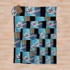 Skeleton Horse Inspired By Bojack Horseman Throw Blanket Official Bojack Horseman Merch