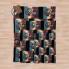 Skeleton Inspired By Bojack Horseman Throw Blanket Official Bojack Horseman Merch