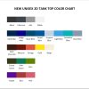 tank top color chart - Bojack Horseman Store